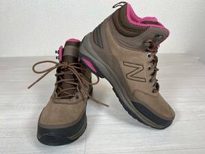 ★ニューバランス new balance WW1400 スニーカー ウォーキングブーツ シューズ ブラウン×ピンク US6★23cm