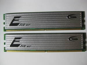 Team Elite DDR2 800 1GB PC2-6400 合計2GB 