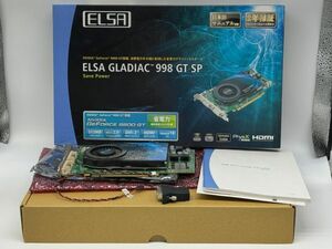 【現状品】 ELSA GLADIAC 998 GT SP グラフィックボード GeForce 9800 GT 動作未確認 ジャンク 梱包80サイズ （管15459）