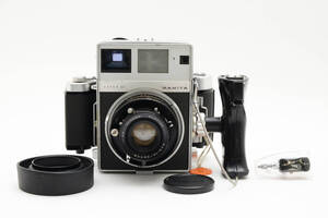 【良品】 マミヤ Mamiya Press Super 23 中判 + Sekor 100mm f/3.5 レンズ + 6x9 フィルムバック + グリップ #2336464