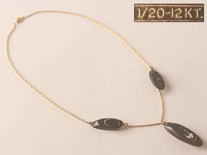 【琴》送料無料 装飾品 ネックレス 12KT KY080