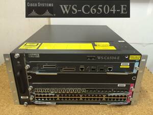 A6656)Cisco WS-C6500 Series(WS-C6504-E) V04　本体　中古