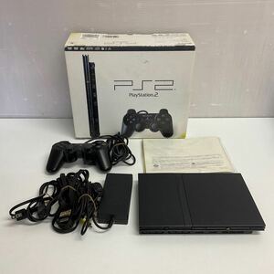 営MK01-80Y SONY ソニー PlayStation2 プレイステーション2 SCPH-70000 ゲーム機 コントローラーSCPH-10010 通電動作確認済 初期化済