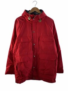 Woolrich◆マウンテンパーカ/M/ポリエステル/RED/無地/7310