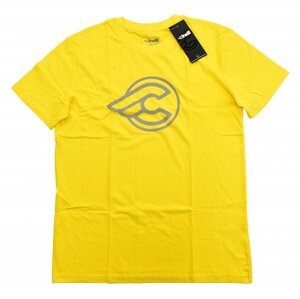 送料無料4★Cinelli★チネリ WINGRD REFLECTIVE ゴールドイエロー T-シャツ size:M