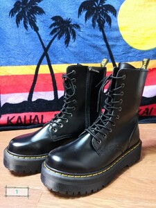 Dr.Martens ドクターマーチン　10ホール　厚底 ブーツ 27.5cm 送料無料