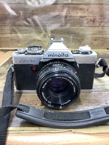 F1c MINOLTA XG-S フィルムカメラ MINOLTA MDROKKOR 50ｍｍ1：1.7 通電動作未確認 現状品