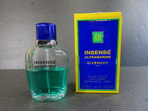 GIVENCHY/ジヴァンシー　INSENSE/ULTRAMARINE　ウルトラマリン　オーデトワレ　１００ｍｌ　香水　ユーズド品　ジバンシー