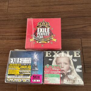 EXILE PERFECT YEAR2008 ULTIMATE BESTBOX/愛すべき未来へ 初回限定版/願いの塔 豪華初回限定版 一部欠品有り 開封品有り