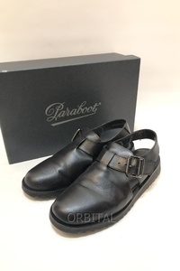 経堂) パラブーツ ビームスボーイ Paraboot BEAMS BOY アドリアティックレザー サンダル サイズ36 ブラック レディース