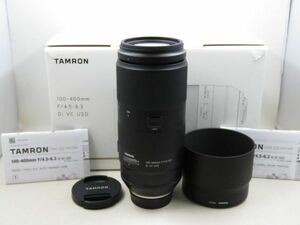 [21556W5]★極上美品★TAMRON 100-400mm F4.5-6.3 Di VC USD Nikon 元箱付き