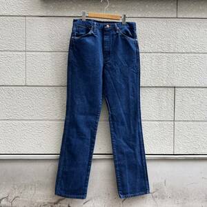 USED USA古着 ラングラー デニムパンツ ジーンズ 濃紺 Wrangler 936DEN アメリカ古着 vintage ヴィンテージ 33 × 34 ブロークンデニム