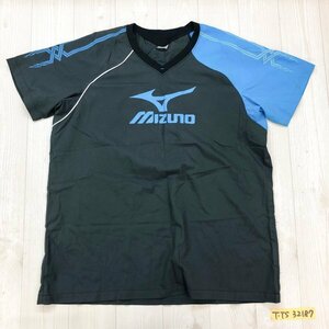 MIZUNO ミズノ レディース ロゴプリント ピステ L 黒青