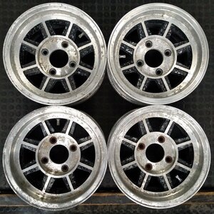 管理番号：S9-23【4本価格】【13×6J 4x114.3 ET+15 ハブ73】HAYASHI RACING・AE86 レビン トレノ 旧車等・店頭引取可能・下取り可能