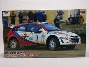 1/24 フォード フォーカス WRC 1999 ラリーオブグレートブリテン デカール2枚 ハセガワ 中古未組立プラモデル レア 絶版