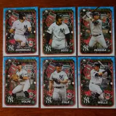 Topps Holiday Megabox　ヤンキース　６枚セット