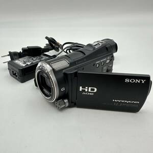 動作品 ソニー SONY HANDYCAM HDR-CX700V ハンディカム デジタルビデオカメラ ブラック バッテリー 充電ケーブルあり 中古品