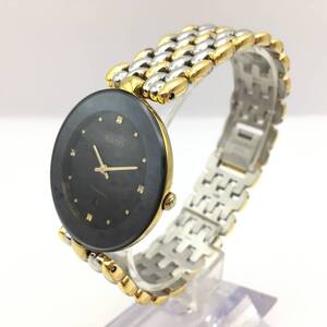 ○A2411-113 RADO/ラドー FLORENCE フローレンス 2針 Date デイト メンズ クォーツ 腕時計 160.3677.2 稼働品