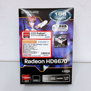 D087 現状品　SAPPHIRE AMD Radeon グラフィックスボード　11192-18-20G /SAHD667-1G5DLP マザーボード