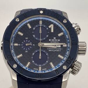 EDOX エドックス クロノオフショア 自動巻き 腕時計 01122 クロノグラフ 稼動品