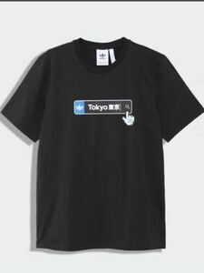 東京KC Tシャツ TOKYO KC TEE 東京 キーシティ T オリンピック 限定 新品 黒 メンズ M オリジナルス originals ブラック 半袖 グラフィック