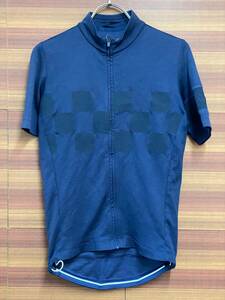 HQ780 ラファ RAPHA CHECK JERSEY 半袖 サイクルジャージ 紺 XS