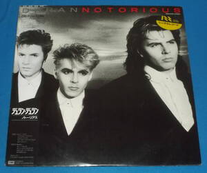 ☆LP★80s名盤!●DURAN DURAN/デュラン・デュラン「Notorious/ノトーリアス」帯付き●