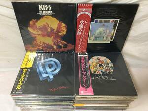 〇X130〇LP レコード ROCK ロック 100枚まとめ US/見本/赤盤含 KISS/LED ZEPPELIN/DEEP PURPLE/QUEEN/DEF LEPPARD/BEATLES/ROLLING STONES