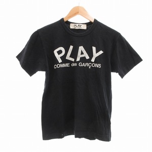 プレイコムデギャルソン PLAY COMME des GARCONS Tシャツ 半袖 ビッグロゴプリント S 黒 ブラック AZ-T110 AD2010 /UO ■GY01 メンズ