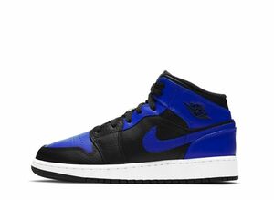 NIKE AIR JORDAN 1 MID GS "HYPER ROYAL" 22.5cm 554725-077