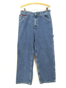 古着 90s TOMMY JEANS デニム ペインター パンツ ジーンズ W33 L30 古着