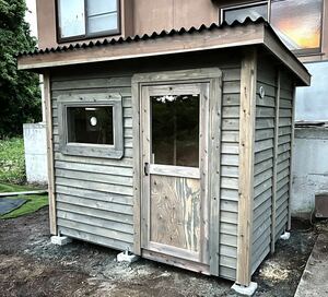 タイニーハウス 小屋 コテージ サウナ小屋 ガレージ スーパーハウス 倉庫 モバイルハウス プレハブ 物置 コンテナハウス ログハウス M