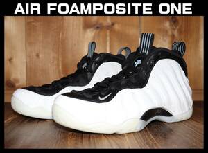 送料無料 即決【未使用】 NIKE ★ AIR FOAMPOSITE ONE (US7/25cm) ★ ナイキ エア フォームポジット DV0815-100 黒タグ付き 箱無し