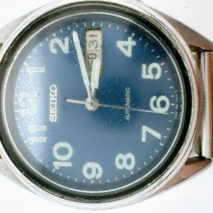 A2501-1-47 １円スタート 稼働品 自動巻き SEIKO AUTOMATIC　セイコー メンズ腕時計 アンティーク 7009-3180