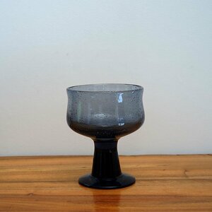 Erik Hoglund Gray Goblet / Kosta Boda / Sweden / 1950s-70s エリック ホグラン ガラスボトル 瓶 北欧 ヴィンテージ