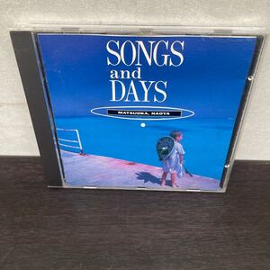 中古CDアルバム　松岡直也/ SONG&DAYS