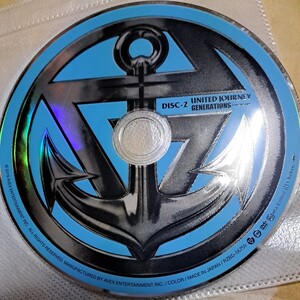 ジャンク品　GENERATIONS UNITED JOURNEY DVD ディスクのみ　