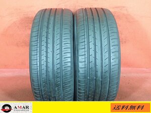 225/45R18●YOKOHAMA BLUEARTH-GT AE51/ 中古 ★ 2本(T-5554A)送料無料/沖縄別途