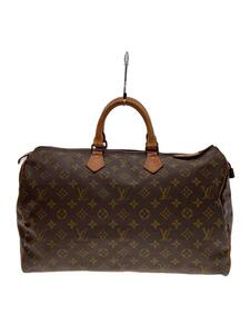 LOUIS VUITTON◆1)スピーディ40_モノグラム・キャンバス_BRW/PVC/BRW