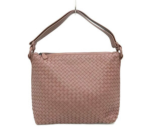 BOTTEGA VENETA ボッテガヴェネタ 2WAYショルダーバッグ FB0926 型番115658 イントレチャート ワンショルダーハンドバッグピンクベージュ系