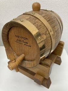 S【5D97】ミニ樽　ブランデー　ワイン　サーバー 熟成 趣味　ウイスキー　樽　おしゃれ　インテリア　ヴィンテージ　レトロ　木製？