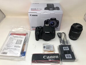 ◆Canon キャノン EOS KISS STMレンズキット X7i デジタル一眼レフカメラ レンズ 箱付き 中古◆13274