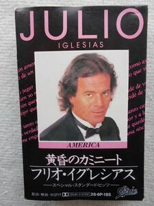 フリオ・イグレシアス JULIO IGLESIAS●カセット●黄昏のカミニート ●スペイン出身のポピュラー音楽歌手