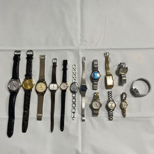 電池交換済 稼働品 豪華14点 SEIKO Spirit Silverwave Galaxy special chorus Socie belfina CITIZEN EXCEED REGUNO COSMO STAR V2 腕時計