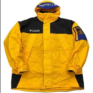 90s Columbia チャレンジャー ジャケット 18/20 イエロー sports Challenger マウンテンパーカー ナイロン コロンビア ヴィンテージ