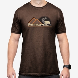 マグプル ワピチ ブレンド Tシャツ■カラー ブラウン USサイズM（MAGPUL - WAPITI BLEND T-SHIRTS）MAG1234-203-M