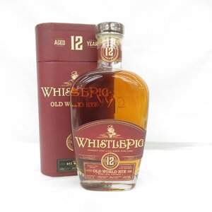 1円~ 【未開栓】WHISTLEPIG ホイッスルピッグ 12年 オールド ワールド ライ ウイスキー 700ml 43% 箱付 11749432 0122