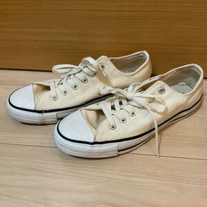 コンバース ALL STAR 生成り US8 converse オールスタービンテージ made in USA 