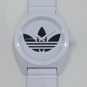 [動作未確認品]　adidas　腕時計　ADH 2821　クオーツ　ホワイト　ロゴ　シンプル　アディダス