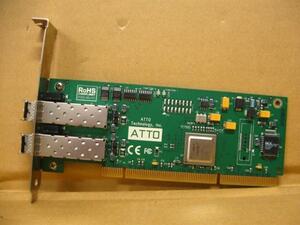 ▽ATTO FC-42XS 4Gbps ファイバーチャネル HBA Dual PCI-X 中古 2